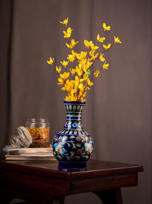 Blue Pottery Surahi