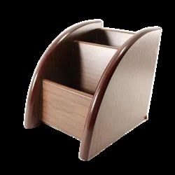 Wooden Pen And Mobile Stand