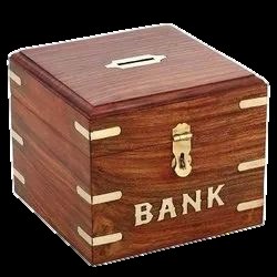 Wooden Money Bank