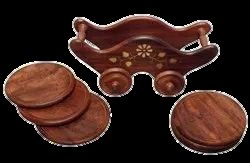 Wooden Tea Coaster