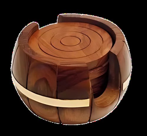 Wooden Tea Coaster